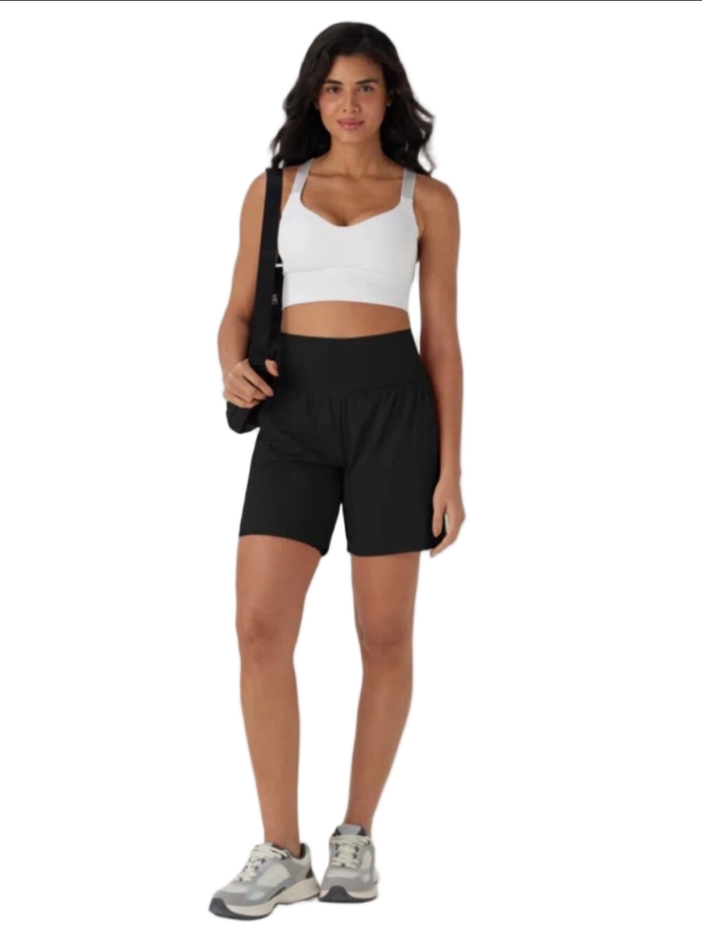Halara SoftlyZero Airy Super High Waisted 2-in-1 Cool Touch Yoga Shorts Size L